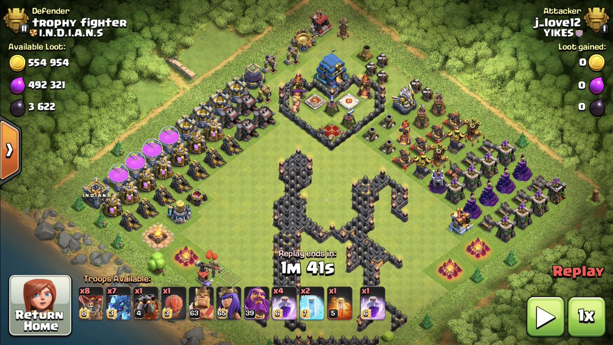 clanyikes's tweet photo. I love it @BadClashBases @ClashofClans #clashofclans #clashon #coc #loot #lovebase 💞💞💞 https://t.co/1LV8meDrRa