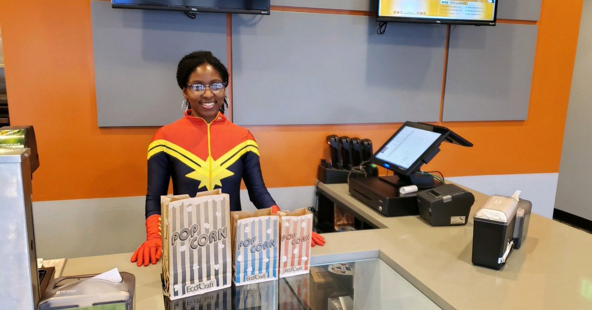 BurbleCloth's tweet photo. NextAct Cinema, the only black-owned movie theater in the state of Maryland, opened on March 7 and the response has been overwhelming, the owners say. #BurbleCloth #blackpower #blackempowerment https://t.co/qYmKgUFELn https://t.co/JmyM9pwOj1