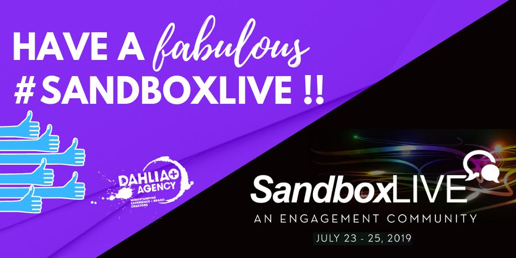 DahliaElGazzar's tweet photo. Hope you have an incredible #SandboxLIVE event this week, @ShepardExpo! 👏 🙌 https://t.co/dmo6jRKCeY