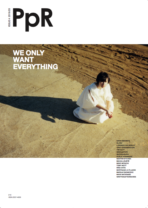 pprjournal's tweet photo. The new issue of PpR Journal will be out soon...Copies can be pre-ordered via BigCartel https://t.co/LZ917dQsqU
Cover: Rina Ohta by Lorenzo Dalbosco. Styling Maya Watanabe. Clothes writtenafterwards. https://t.co/vzGsTKI2UT
