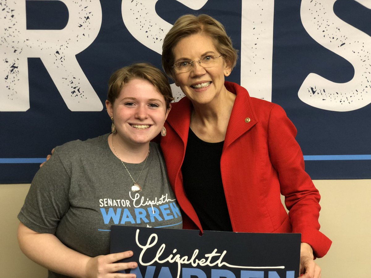 carakupferman's tweet photo. hey so @ewarren I see you keep following your stans today, so if you want to make me next, iโm ALL in! #Warren2020 #stanclub https://t.co/5PF2B4wJY5