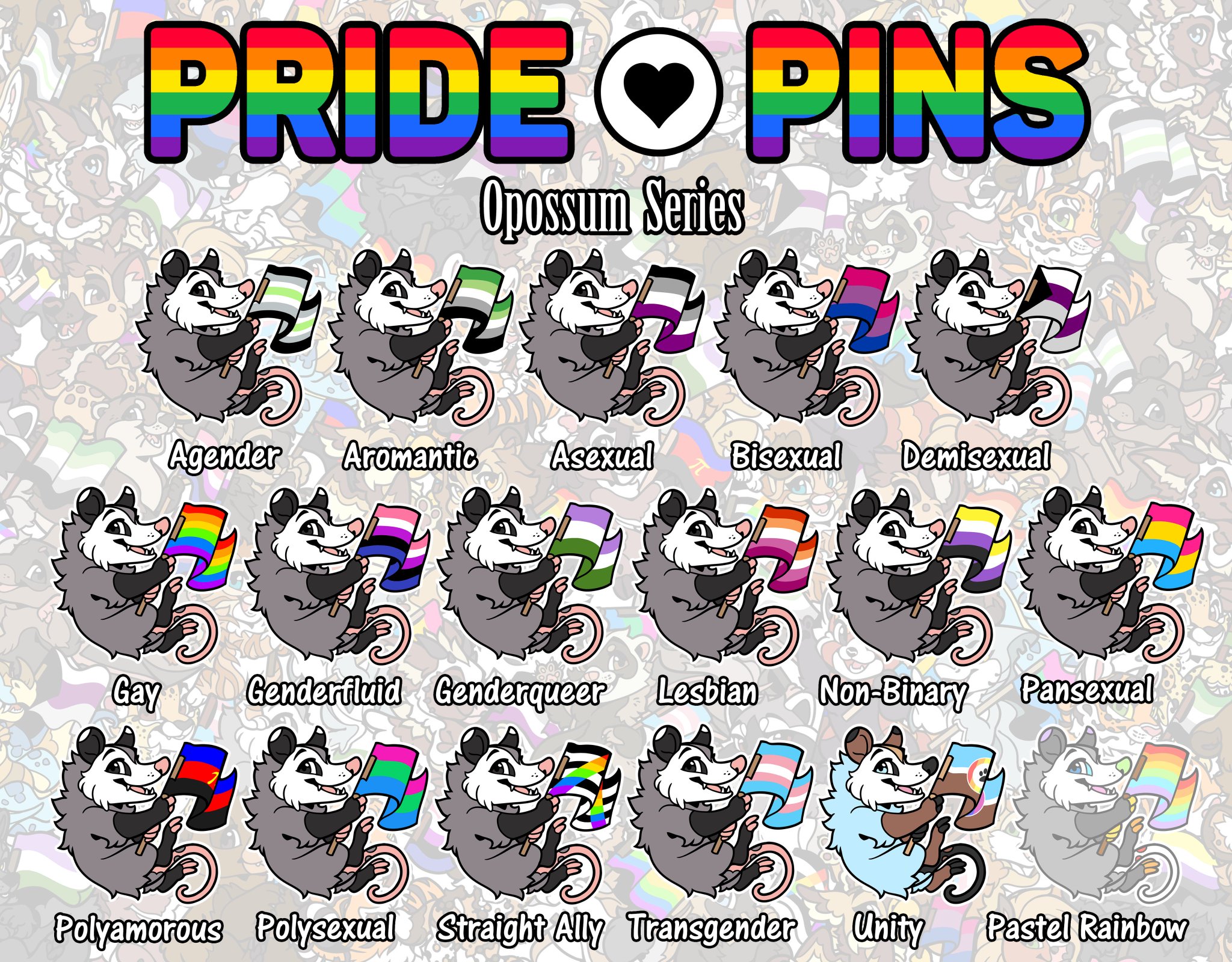 Fursona Pins على تويتر Raccoon Pride Pins Rabbit Pride Pins Otter Pride Pins Opossum Pride Pins Get Them Here T Co Zk8xayverw