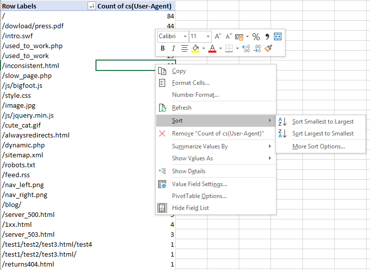 CyrusShepard's tweet photo. Good tips on using Excel + @screamingfrog's SEO Log File Analyser:

Spying On Google: 5 Ways to Use Log File Analysis To Reveal Invaluable SEO Insights 

by @FaisalAnderson https://t.co/J1J8FOwgNG https://t.co/PXWYPCN0Sp
