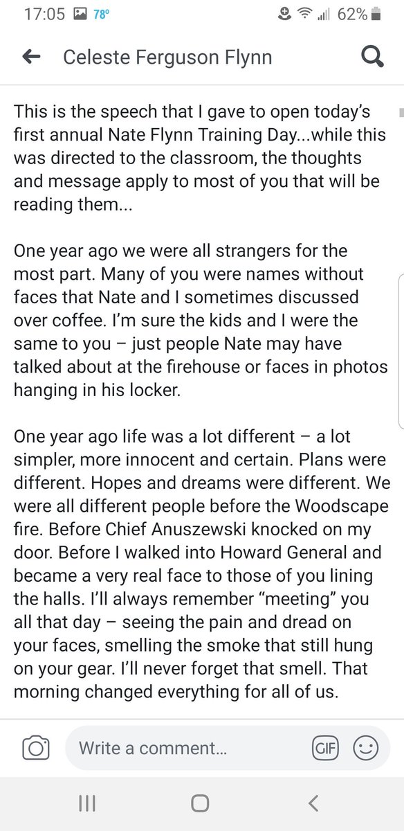RealWorldFire's tweet photo. Celeste and family, thank you for sharing Nate with us, we are better for it. Now it is up to us, to continue making the Fire Service better in Nates honor and out of respect for you and your family.
R.F.B Lt. Nate Flynn 7/23/2018
Respectfully
R.H.N.D./#RealWorldFireOps Crew https://t.co/jOTvkIcgz0