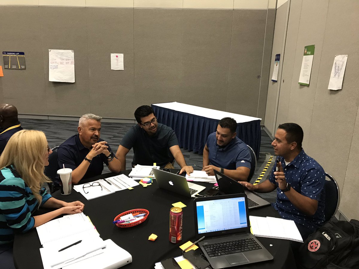 Amazing group of educators at the AVID Summit collaborating to create site goals #dedication <a href="/McfarlandHigh/">McFarland HS Early College</a> <a href="/McFarland_USD/">McFarland Unified SD</a> <a href="/MJHS_of_MUSD/">McFarland Junior High School</a>