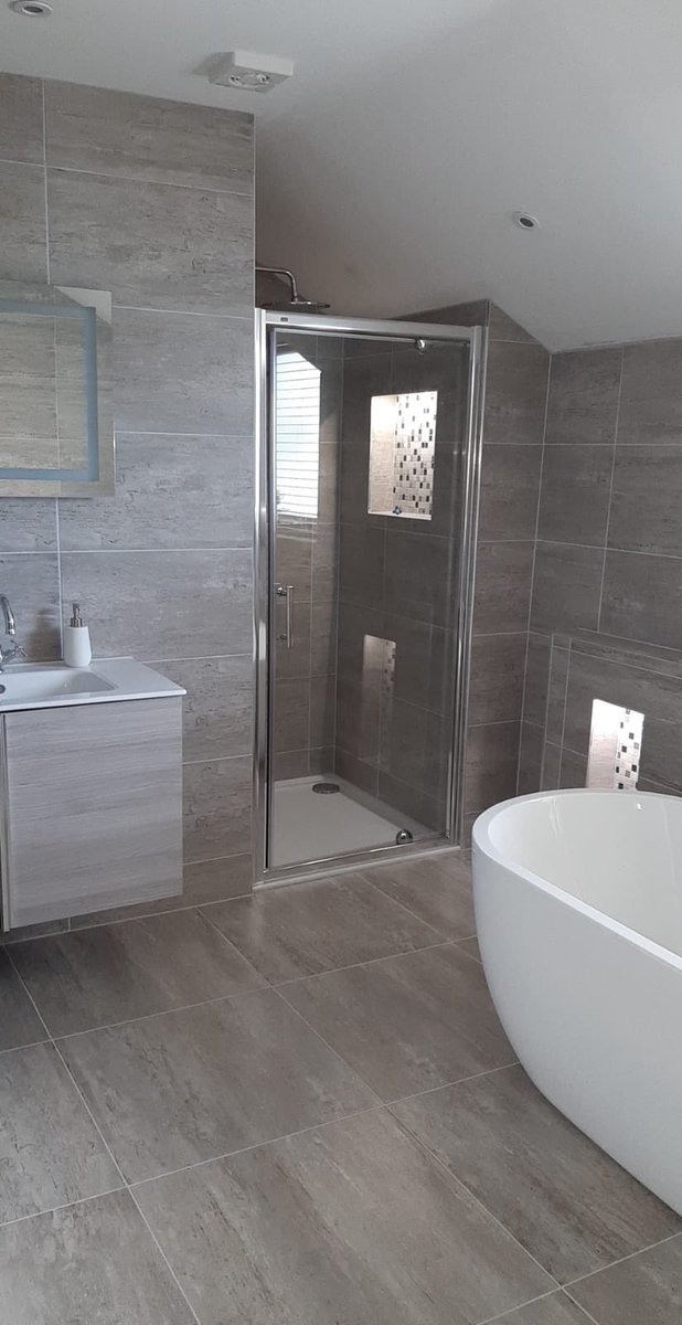 tilestorenmore's tweet photo. 😍 Another Happy Customer. Fabulous job. 😀 #happycustomer #freestandingbath #selfbuildireland #irishhomes #bathrooms #tilestorenmore https://t.co/z4Y4xWXOld