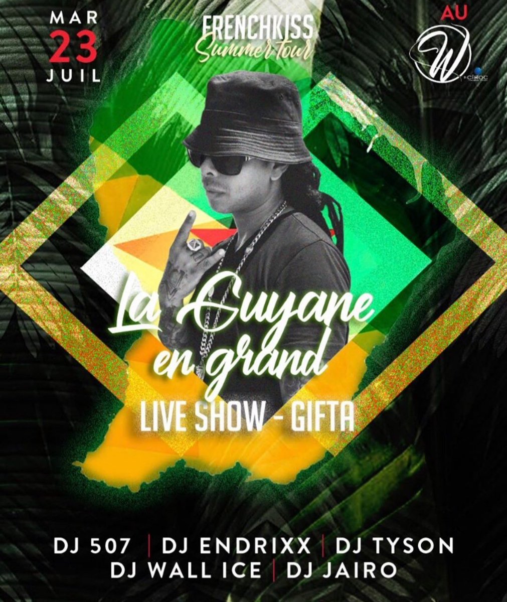 DjTysonShow's tweet photo. CE SOIR LA FRENCH KISS KA BAY ! 
GIFTA EN SHOW 🇬🇫🔥 
@FK_Club @DjJairo971 @Wall_Ice @GaryDj507 @DjEndrixx @DjTysonShow https://t.co/QDZiXqQDqR