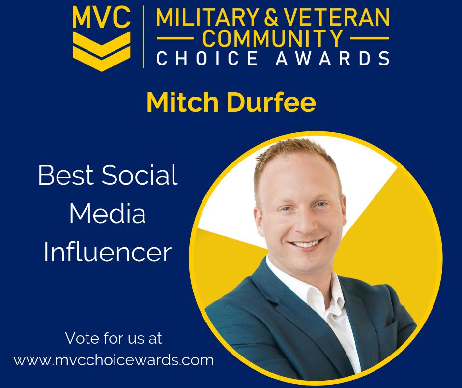 MVCchoiceawards's tweet photo. @investmitch is a best selling author, #entrepreneur, business coach and #combatveteran. Vote for him for Best #SocialMediaInfluencer for the #Military and #Veterans Community Choice Awards! Visit our website before August 6th to vote! https://t.co/FZssft0sLu https://t.co/gCfM2dmovf