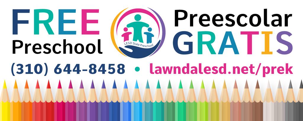 mitchellLESD's tweet photo. Our FREE #StatePreschool Program is currently enrolling new students!

The income requirements to qualify for this program have changed so you may now be eligible! See the new income requirements here:

https://t.co/5OdnB8bmG2

Questions? Call (310) 644-8458. #lawndale https://t.co/AfpBHwyQAx