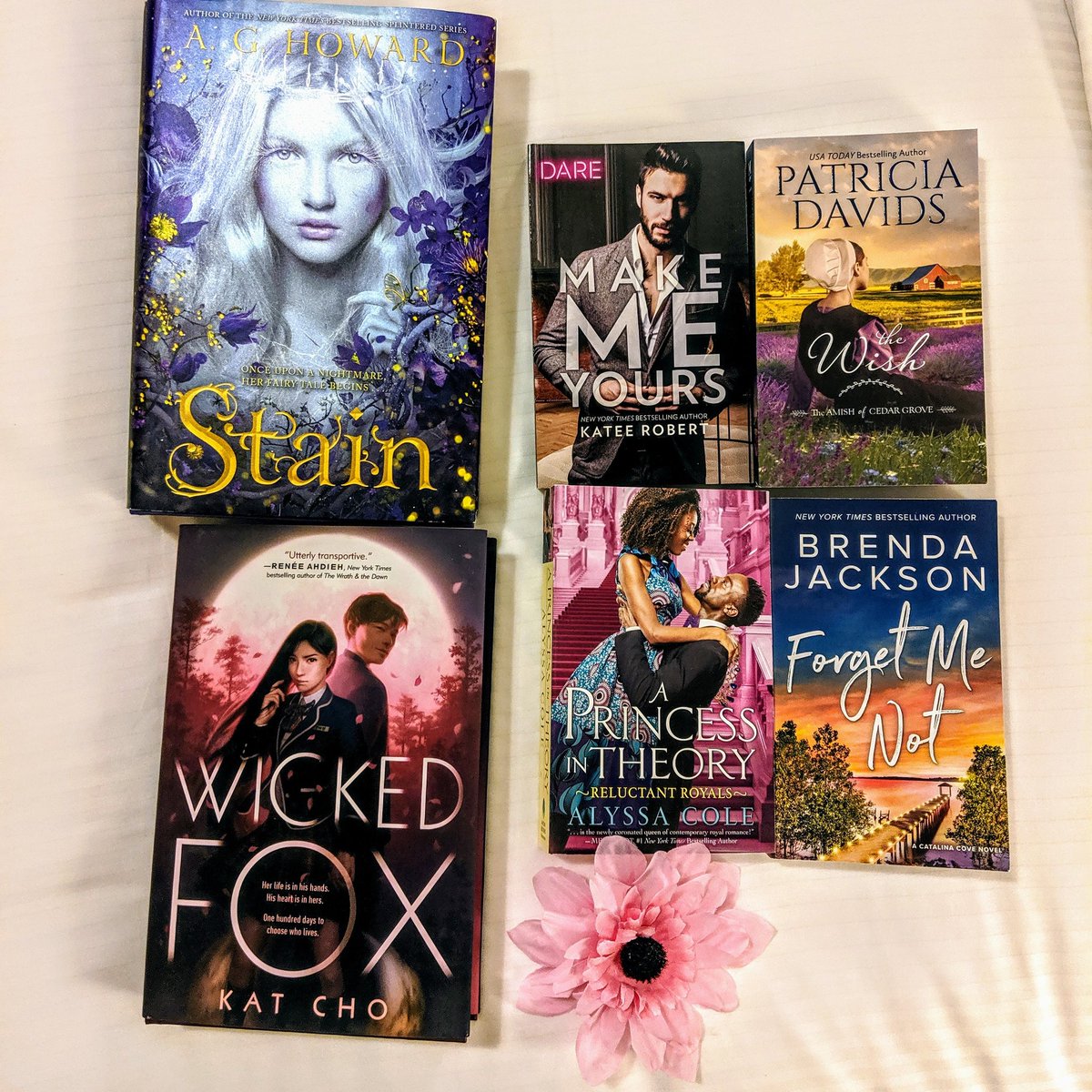 karenkincy's tweet photo. Day 1 loot from #RWA19 and #dayofya #books #ya #fantasy #romance https://t.co/ZbmFZWysg0