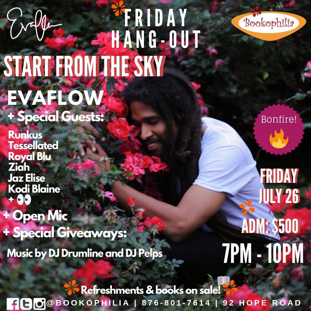 Bookophilia's tweet photo. You don't wanna miss this! Friday Hangout is here. Come out for good music and good vibes. From music to poetry, come grace the stage with your talents in the Open Mic segments.
Refreshments on Sale, as well as books!⠀
#LiveInspired #FridayHangout #Music #Skystarters #EvaFlow https://t.co/svQxt7i5i9