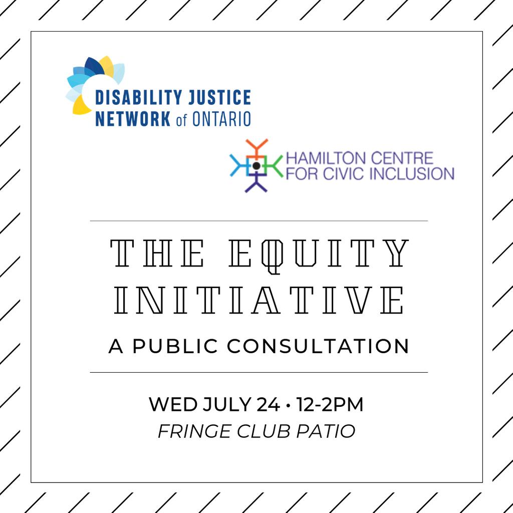 HamFringeHFTco's tweet photo. Tomorrow 12-2pm, we are hosting an important event w @djnontario &amp; @HCCI1. We will introduce two new lottery categories for 2020 summer Fringe – one to serve artists with disabilities and one to serve racialized artists. Community members are invited to share insights + feedback! https://t.co/VD5IGY9sZw