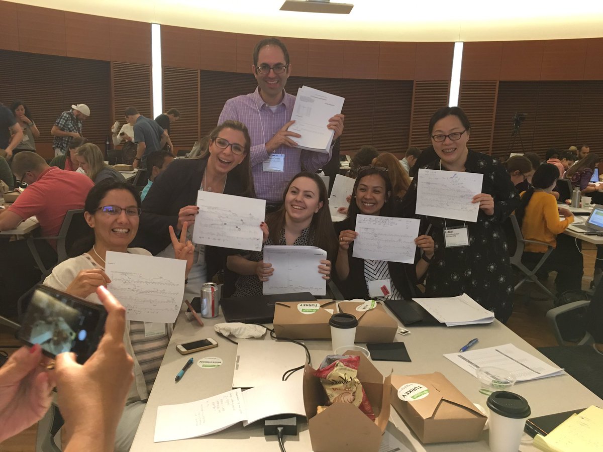 gmelendezMD's tweet photo. Feeling accomplished and a bit smarter after our spectral interpretation workshop! We did the sequence analysis BY HAND 😱#MassSpecMadison2019 https://t.co/eE8fLmqTtx