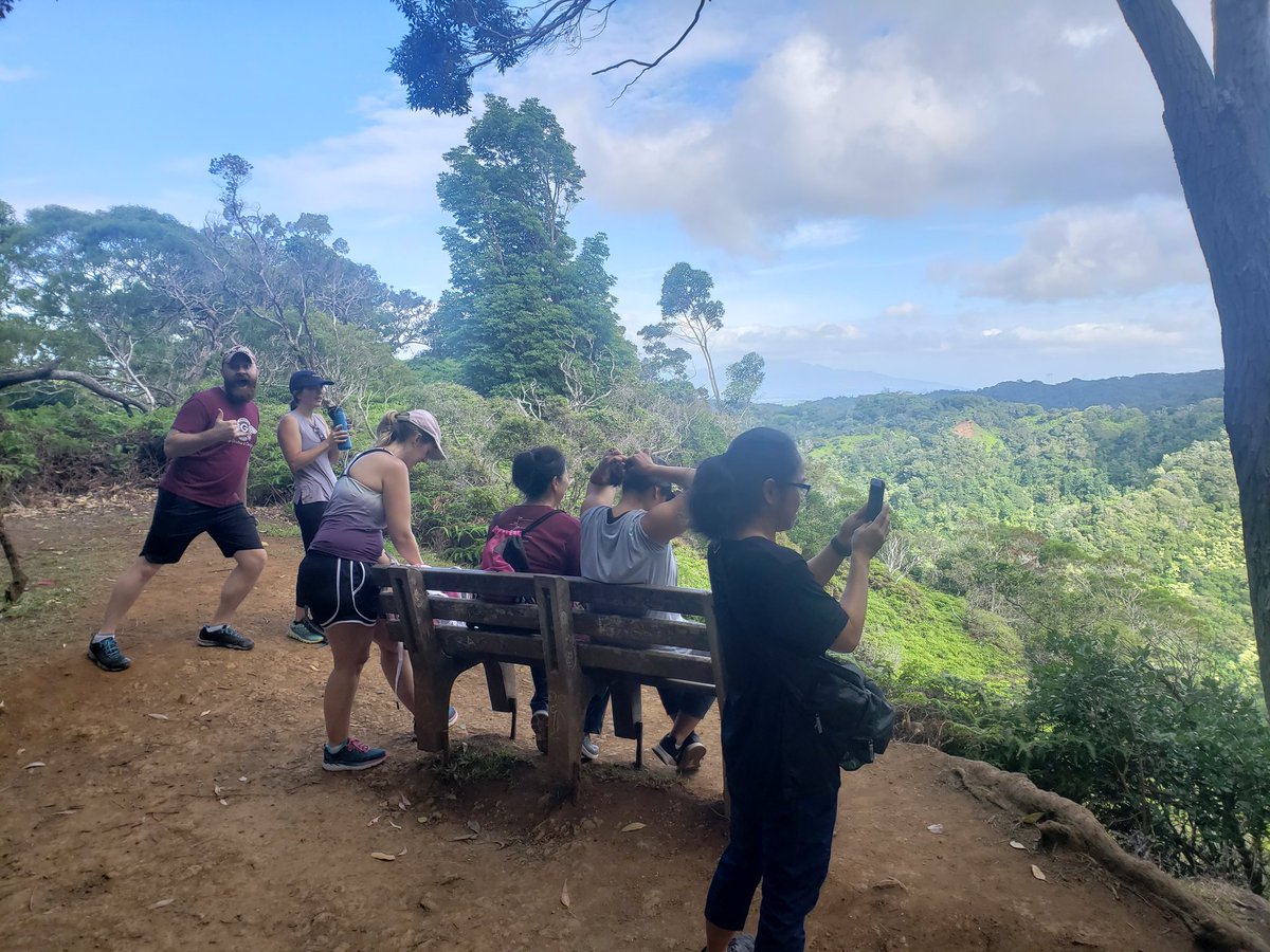GovsTLC's tweet photo. @GovsTLC kicks off the school year with a hike at Aiea Loop Trail. We're getting ready for another year of teachers empowering teachers. https://t.co/YxOhE4l0iM