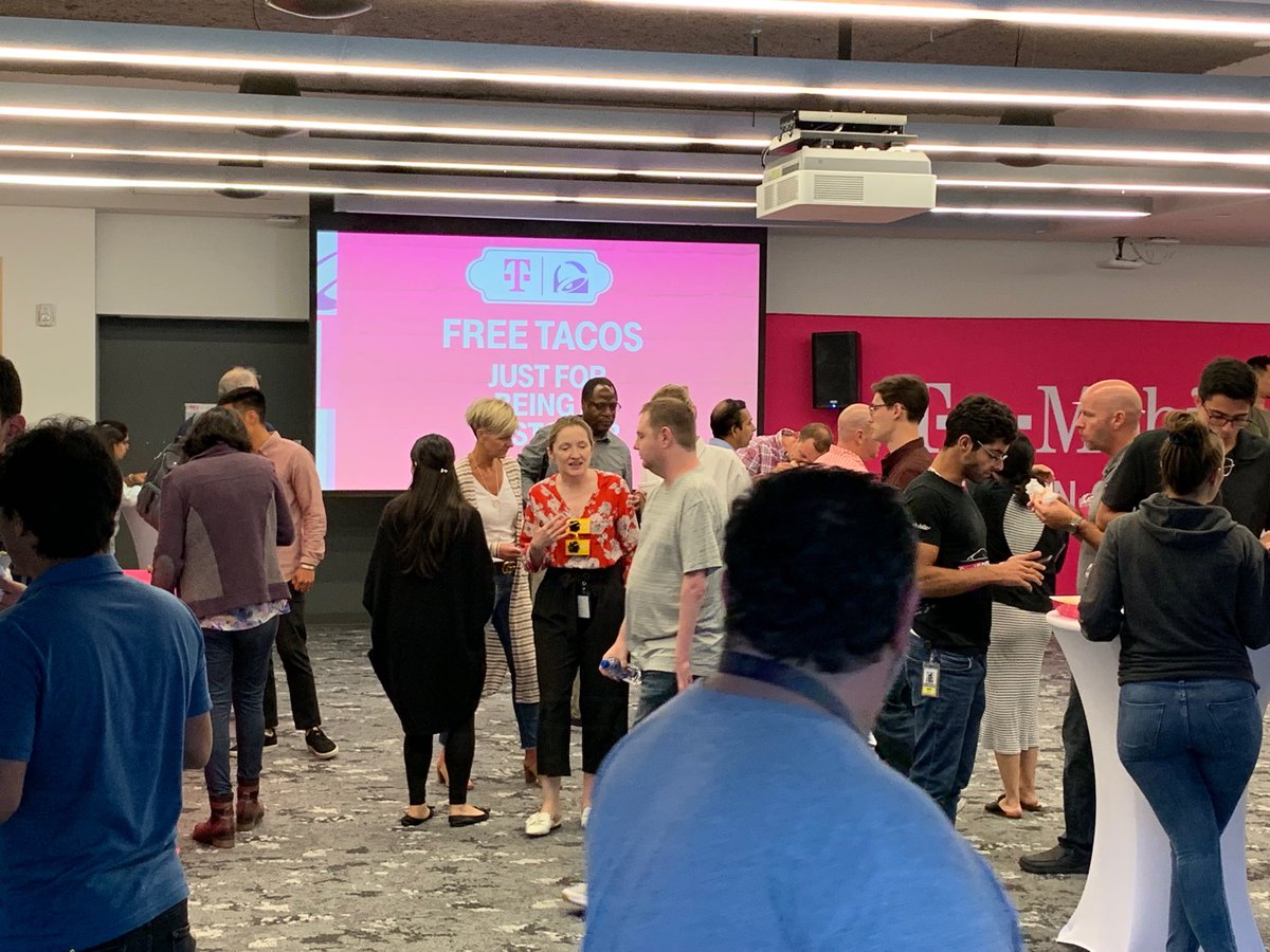 roberthoffman's tweet photo. Happy T-Mobile Tuesday!! #freetacos #TMoBell #TeamMagenta https://t.co/fSXMdg2PHw