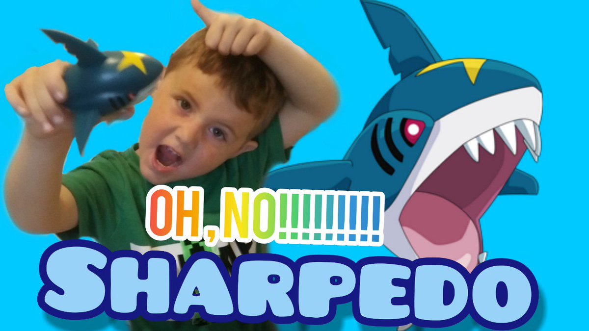KadeMister's tweet photo. New upload! Learn all about Sharpedo! #Unboxing #Pokemon #BabyShark #Sharpedo Watch video: https://t.co/tJrzTpieQc https://t.co/t8zeRMkaX8