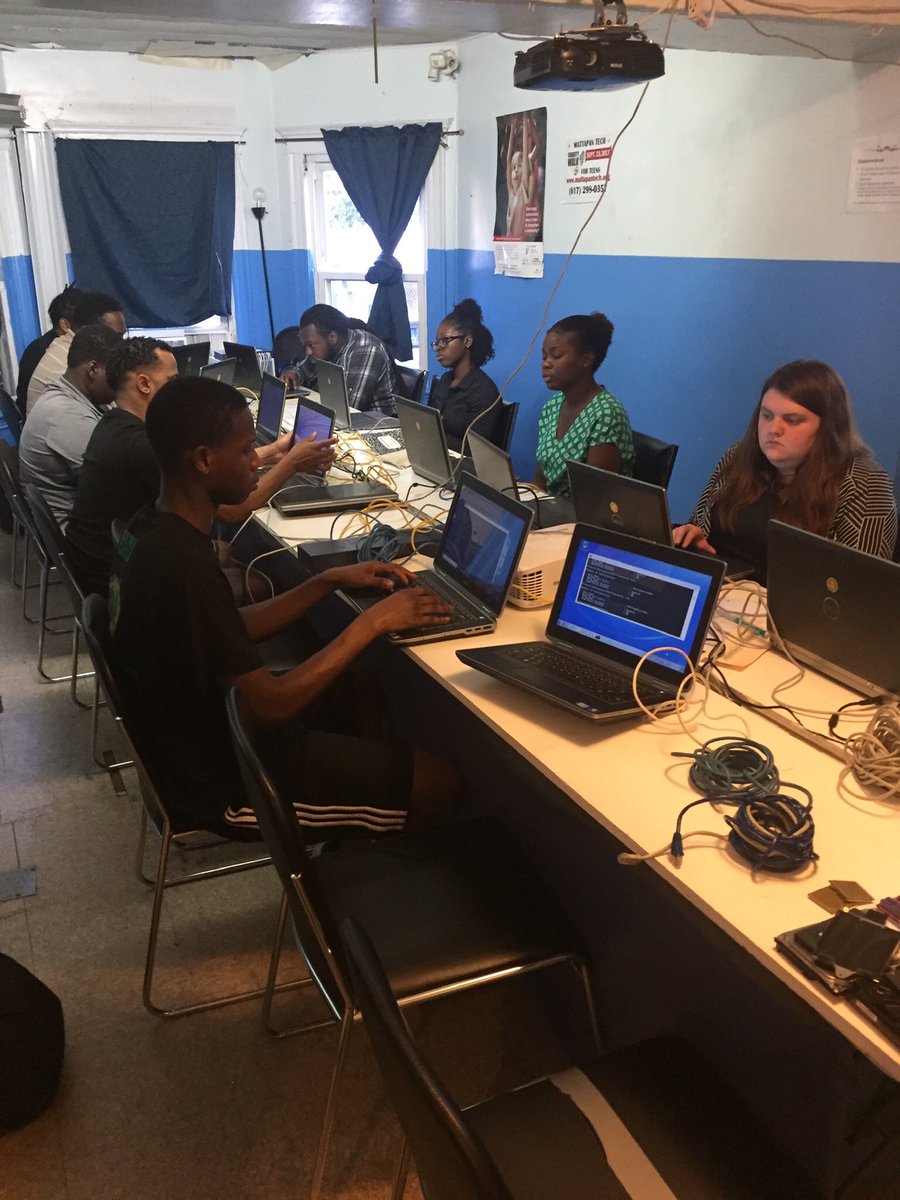 MattapanTech1's tweet photo. We have a great Summer Youth IT job Training Program at #Mattapan Tech!Now we know that good things can happen everywhere to benefit everyone. Thank you @MassLWD @StateStreet @MassHousing , @MassConvention https://t.co/wOklI8ivFD