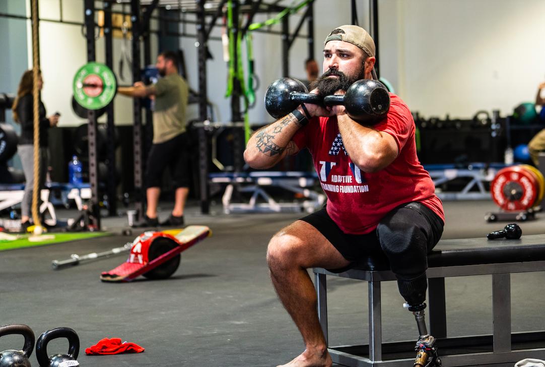 ATF_Tribe's tweet photo. During the program, Derrick fostered a love for his @rideonewheel, found his passion for surfing, and is a DJ for our monthly #SweatiestHour. You canโt miss him and his glorious beard wandering around the gym.
#ATF10DERRICK #TransformationTuesday #ATF10 #DefyImpossible https://t.co/6i9Zx5zQMg
