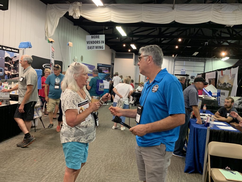 Bragging on the awesome 600+ RVers that make up RV Disaster Corps And recruiting more volunteers here at the 50th Grand National Rally with Winnebago this week. @Winnebago <a href="/Granddesignrv/">Grand Design RV</a> <a href="/GoRVing/">Go RVing</a> <a href="/GoRVingCanada/">Go RVing Canada</a> <a href="/RVPROMagazine/">RV PRO Magazine</a> <a href="/RVingTimes/">RVing Times 🏞️</a>