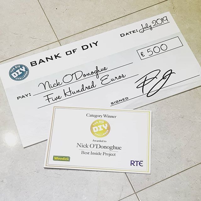 Delighted to have won the Best Inside Project Category in the #thebigdiychallenge. It was an amazing experience and its fantastic to have a beautiful bedroom for our little man when he is a bit bigger 💙💙 <a href="/caroline/">caroline ᵍᵐ • ᴗ •</a>.innerbeauty @woodies_ireland
.
.
#ma… ift.tt/2LDubxb