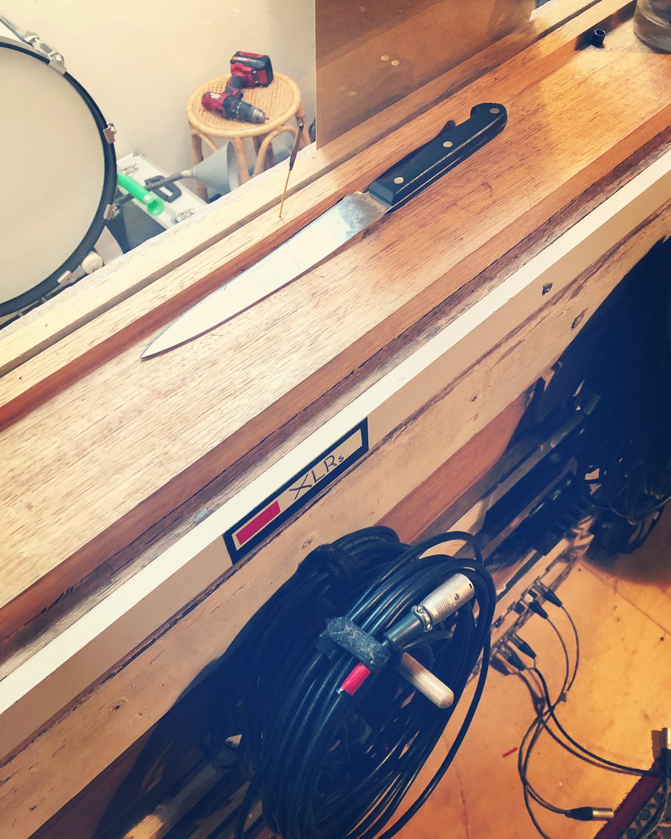 toshikasai's tweet photo. In 🇦🇺, even at a studio, they are ready for the joke from 1986. #recording #deadband #melbourne #dundee #recordingstudio #toshikasaiproduction https://t.co/ssWsUNG3OT