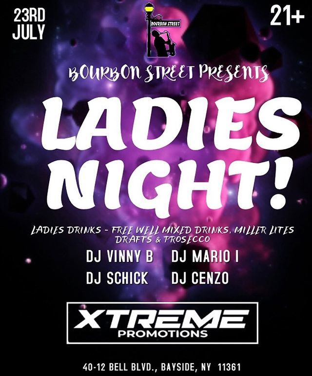 MarioIngargiola's tweet photo. Tonight is ladies night at @bourbonstreetny Party starts at 10 ladies drinks are free until 2. 🎉 Bell goin up, on a Tuesday!!! 🎉@xtreme.promotions @dj.marioi @mc.cenzo @dj @dj.vinnyb  @djschick .
.
.
.
.
.
.
.
#bourbonstreet #nightclubs #nightlife #d… https://t.co/45b5jFDYoC https://t.co/QZdDcM7AvL