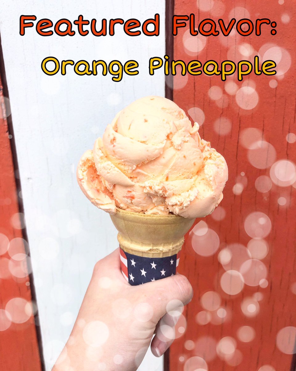 940junction's tweet photo. ‼️‼️Featured Flavor Alert‼️‼️ Orange Pineapple 🍊🍍is our featured flavor for this week. It is a creamsicle taste with hints on pineapple flavoring. There are orange and pineapple pieces throughout. Come down and give it a try before it is gone. https://t.co/Byh8F9CtUy