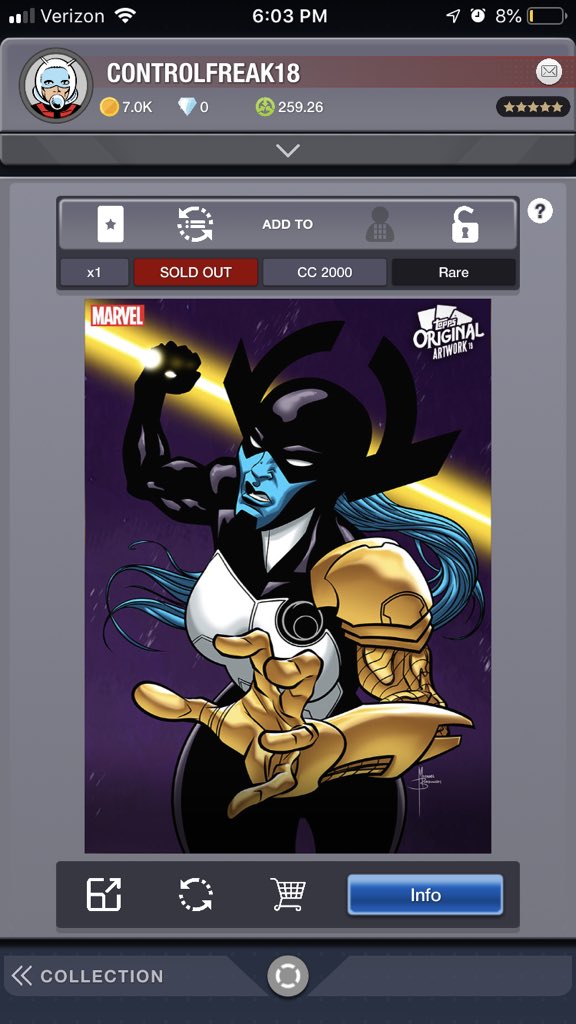 JuicySnipes's tweet photo. @ToppsMARVEL @Avengers ign: controlfreak18 https://t.co/6WDbfe5Bq0