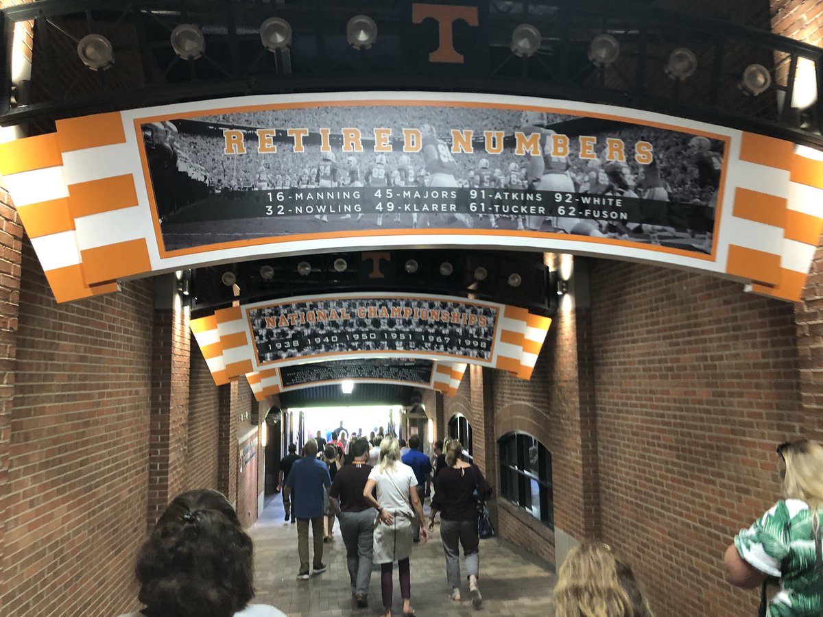 APSEC19's tweet image. Taking our @SEC friends on a tour of Neyland Stadium. 🏟 #APSEC19