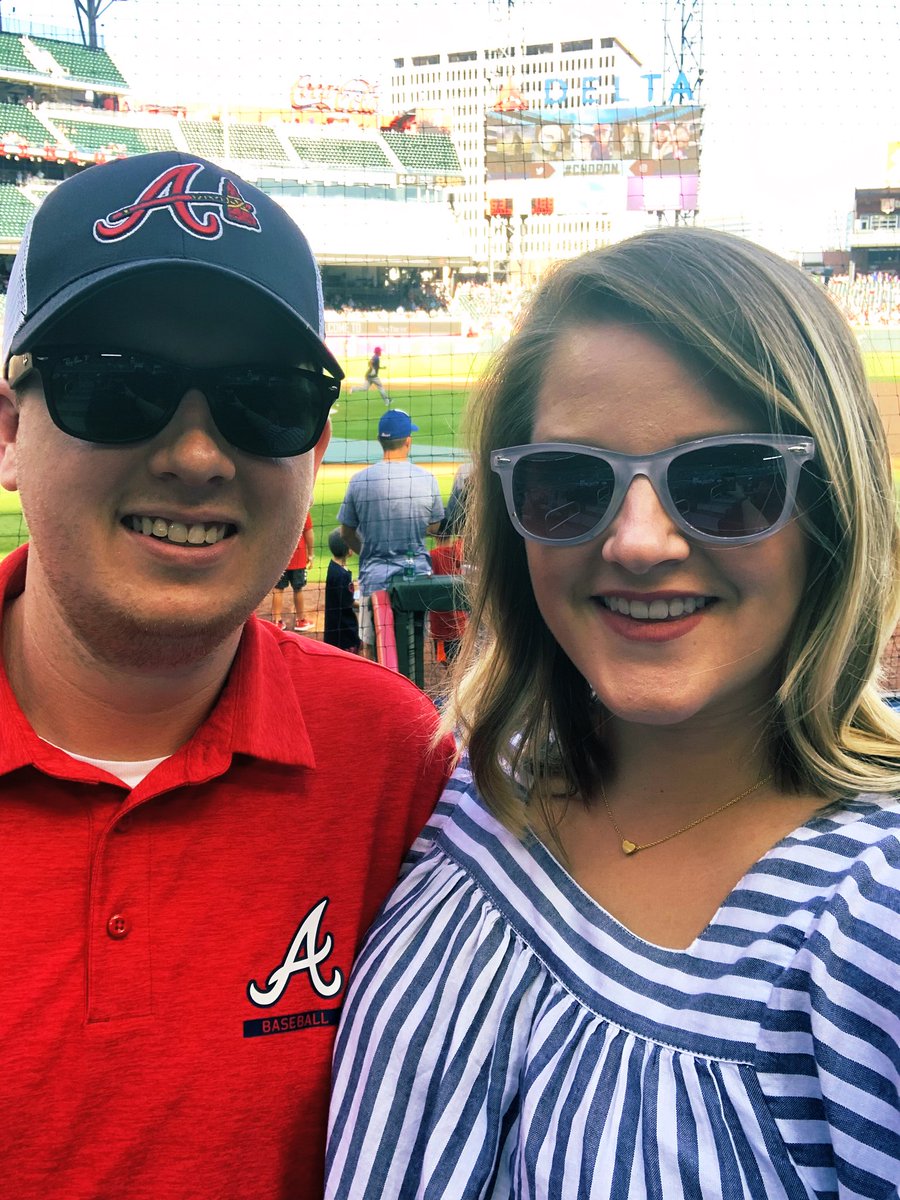alexcooper_13's tweet photo. @Braves First date in 2013 was at Turner Field. Now celebrating our three-year wedding anniversary at SunTrust Park! #ChopOn https://t.co/3A1exaYk9A