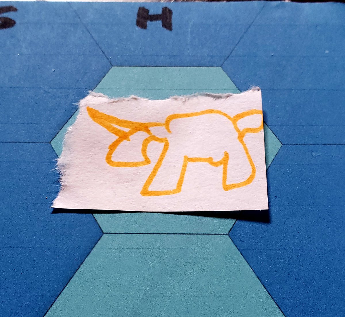 deathclamgames's tweet photo. Playtest version of Hornsby, magic mammoth ponycorn. The only monster so far to use friendship to crush the city. #boardgames #prototype #ponycorn https://t.co/H4GuNBXkWO