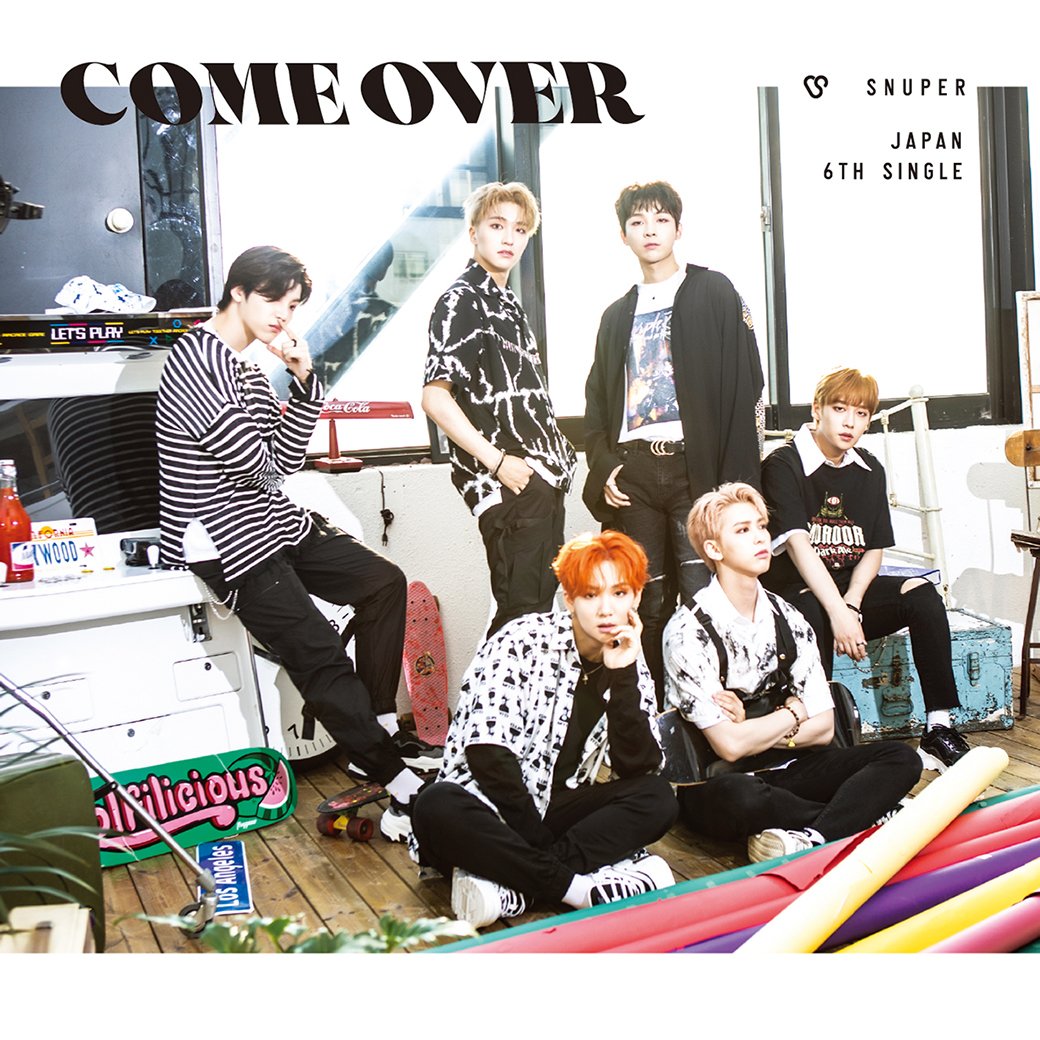 PortalSnuper's tweet photo. SNUPER 6° Single Japonês 
「Come Over」
2019.8.14 Lançamento

💿 Cover Image 1 

🔗 https://t.co/QkoiaXxoA5

#SNUPER #스누퍼 #ComeOver @snuper6 @SNUPERJAPAN https://t.co/6L9DtOQIt3