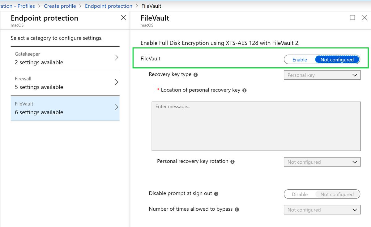 MSIntune's tweet image. Microsoft Intune is excited to support FileVault full-disk encryption #FileVault2 to help prevent unauthorized access to the information on macOS startup disks

techcommunity.microsoft.com/t5/Enterprise-…
