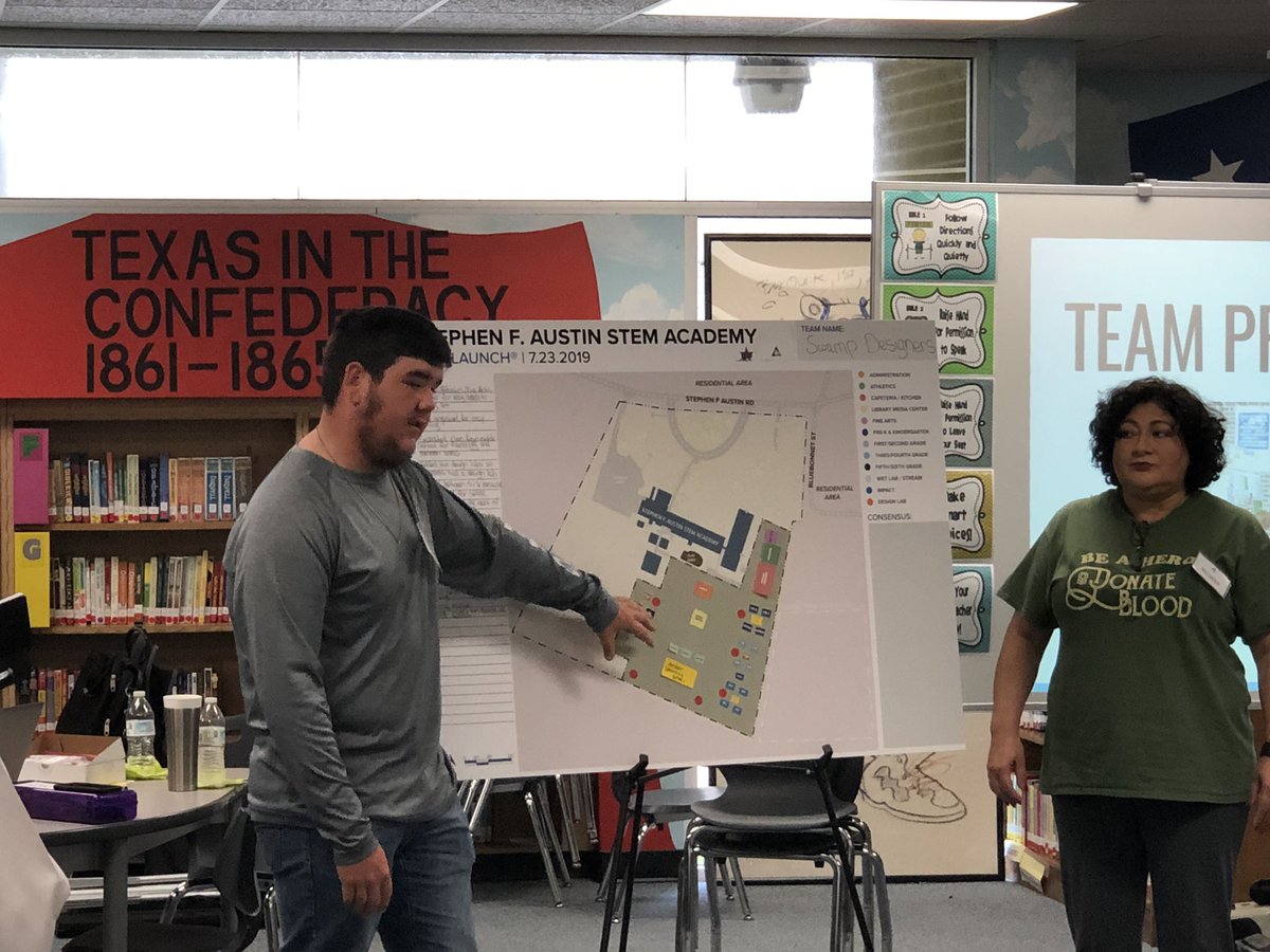 It was a great day starting the design on the new <a href="/SFAGators/">SFA STEM Academy</a> STEM Academy. We value the feedback our former Gator students Caroline Bass &amp; Josh Bell provided. <a href="/VLKArchitects/">VLK</a> #ThePrideOfJonesCreek #STEMinTheSwamp #BISDpride