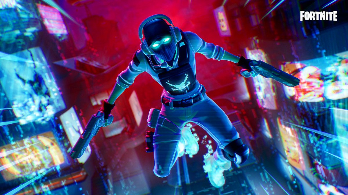 FortniteFanat19's tweet photo. Get the breakpoint outfit, signal Jimmer back bling and a challenge pack to earn up to 1,000 v-bucks available in the store now. #fortnite #epicgames #breakpoint #outfit #jimmer #backbling #challengepack #1000vbucks #storenow #fortniteaholic @FortniteGame @EpicGames https://t.co/okhjKBrs05