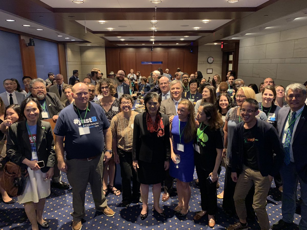 Thank you <a href="/RepJudyChu/">Judy Chu</a> for your work to bring greater awareness and resources in the fight to eliminate hepatitis B. #hepbunite19