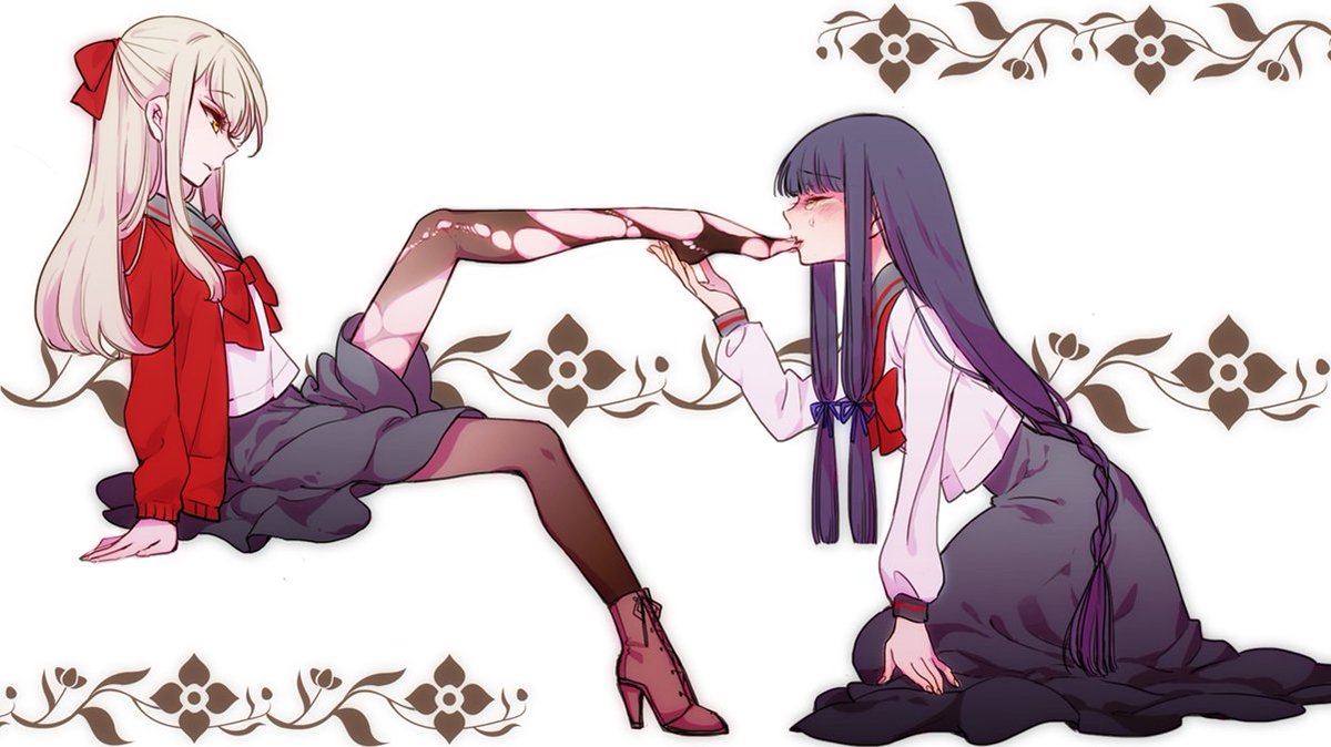 百合好きさんが増えたので過去絵ドーン🥳 
