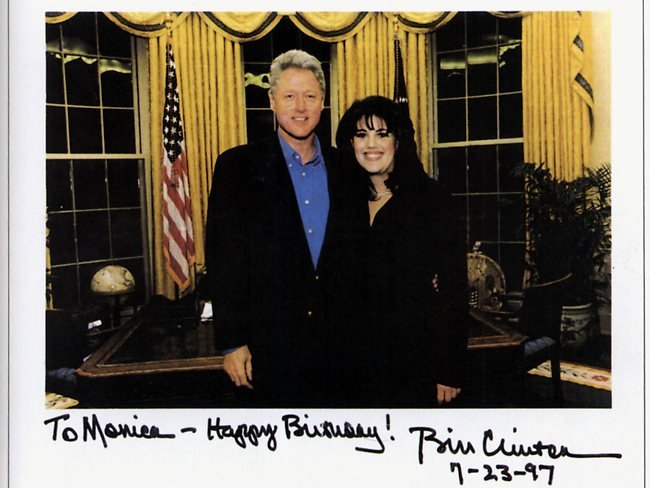  Bill  Clinton  Monica Lewinsky HAPPY BIRTHDAY 