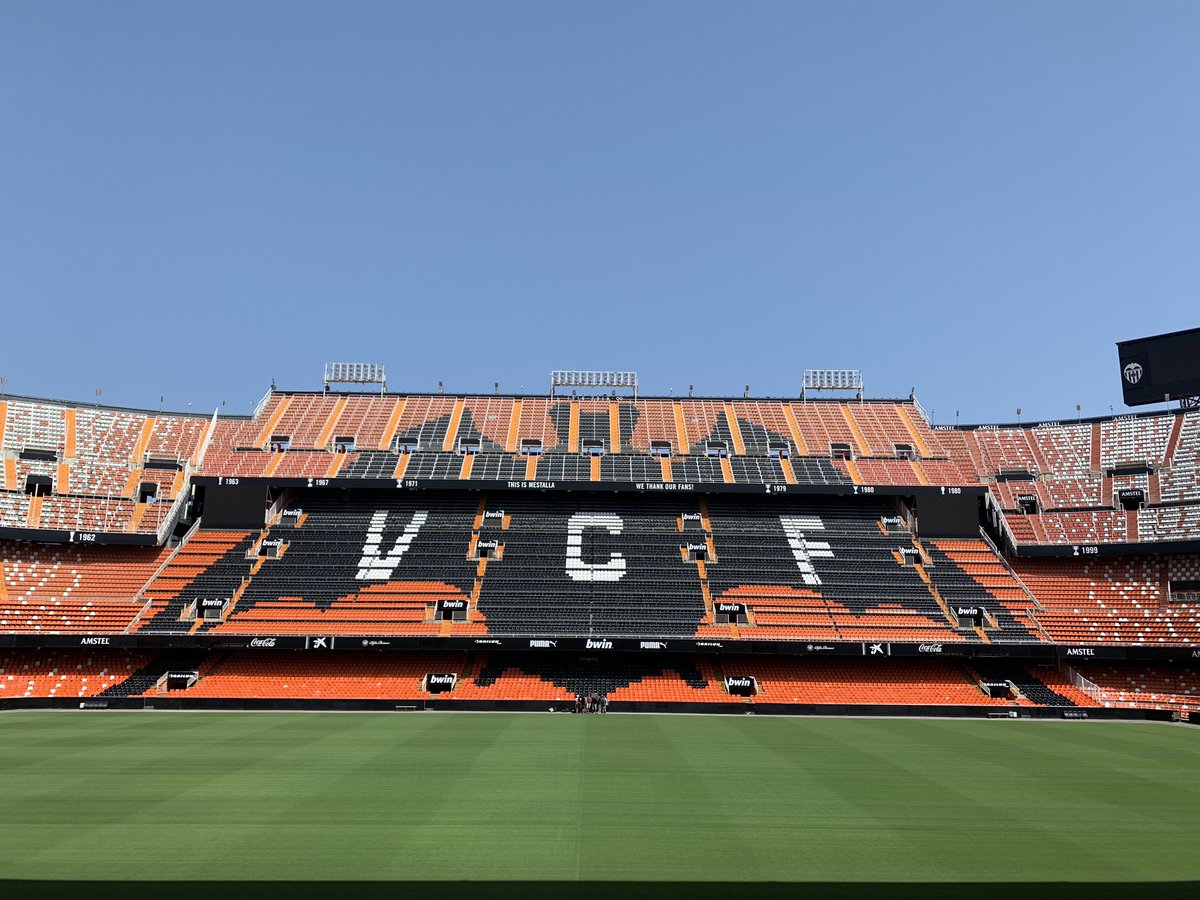 coachspinks8's tweet photo. The @FCFrederick boys and girls got to tour the Mestalla Stadium today! #FCFredSpain https://t.co/sC309yM9cg