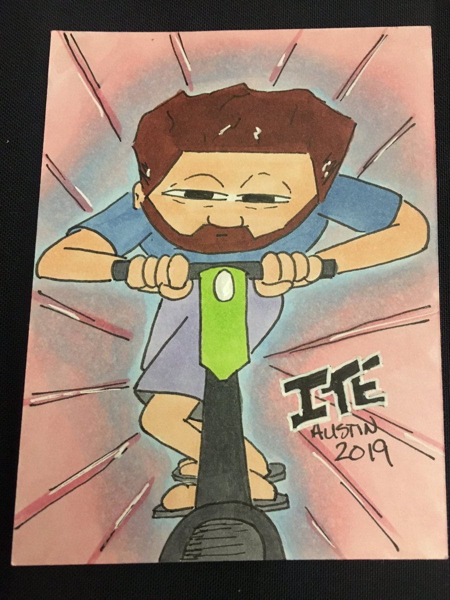 ryan_martinson's tweet photo. Got to use the scooters a bunch here at #ITEAustin2019 to beat the heat. I doubt I look this cool, but it might be close?

@ITEhq https://t.co/EWtRghM2qh