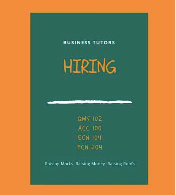 Business Tutors, are you looking to get involved at Ryerson while also making a global impact? RSOS offers exam aid sessions and tutorials to students to raise marks, and donates proceeds towards building infrastructure in Central and South America. 
LINK: docs.google.com/forms/d/e/1FAI…