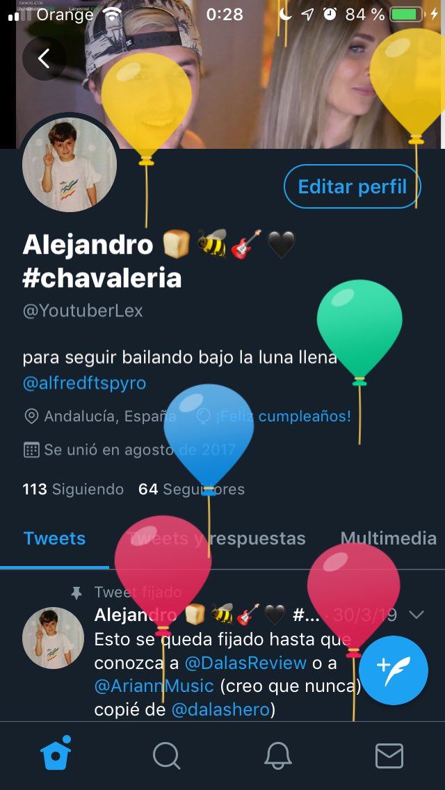 YoutuberLex's tweet photo. Es mi cumpleeee :D https://t.co/k1ZqA1kw53