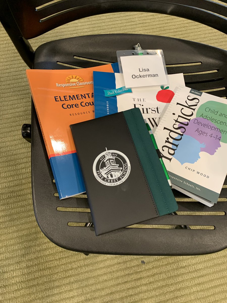 LisaOckerman's tweet photo. Had a great 1st day of @responsiveclass! #pd4pc #onlyatpc #bestyearever #SEL https://t.co/Ifp4esQOSz