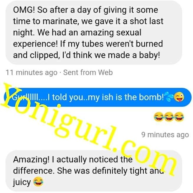 Yonigurl69's tweet image. I absolutely love what I do!! My yonipops are life changing...marriage saving...coochie rejuvenating! 💦💊💦 check my reviews!
➡ Yonigurl.com
#Yonipops #Yoniqueen #Yonigurlmagic
