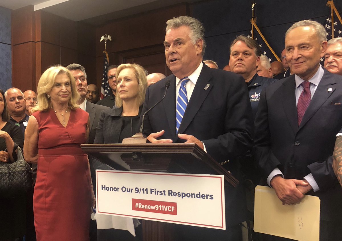 RepPeteKing's tweet photo. 9/11 VCF Bill passed Senate. Victory but reminder of who are/will be sick &amp; who will die from 9/11 illness. @SenMikeLee &amp; @RandPaul voted NO. Sen Paul asked why rush. Ask that to families of 18 cops/firefighters who died in last month. Disgraceful dereliction of duty by Sen Paul. https://t.co/BjryE1usiF