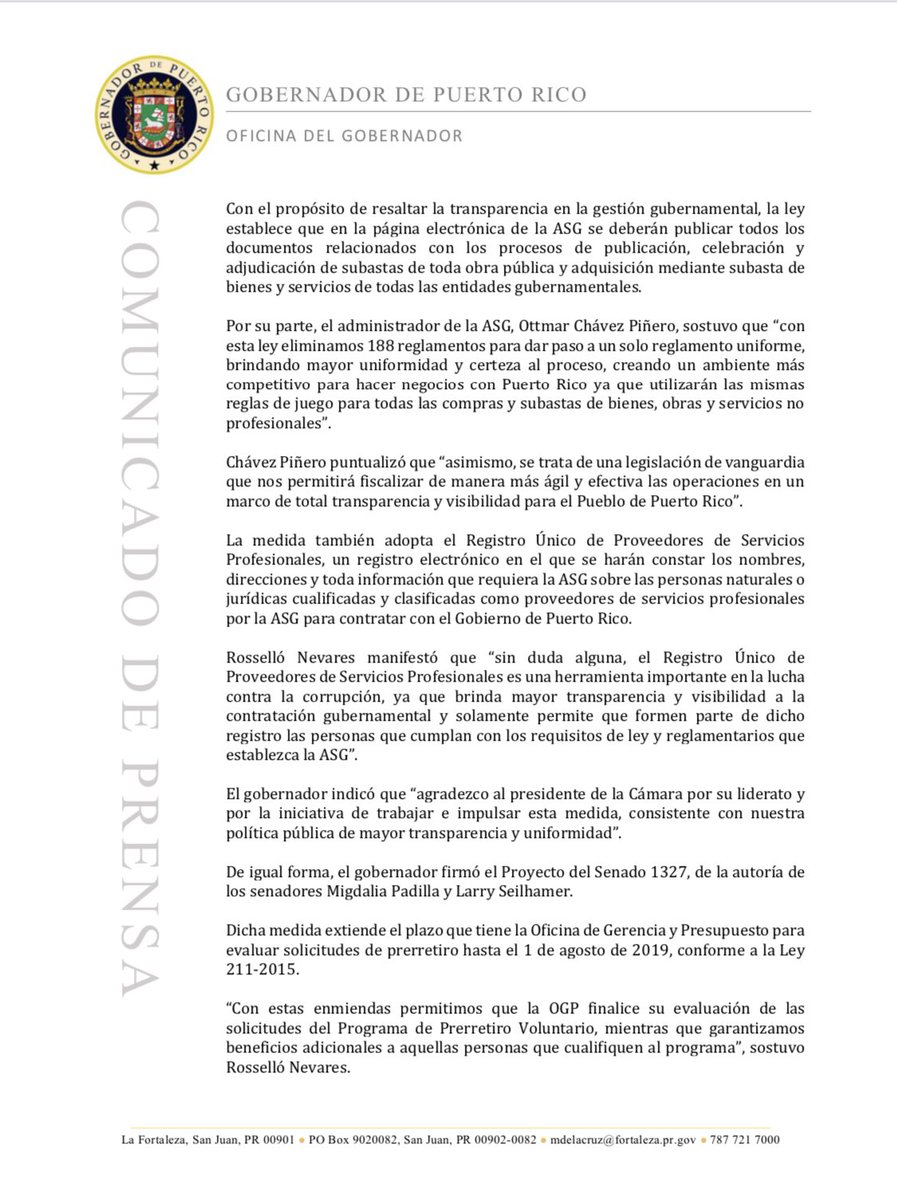 Ricardo Rosselló tweet media