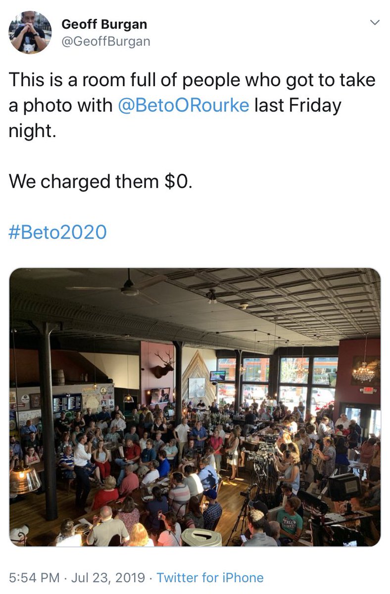 DJJudd's tweet photo. As Beto O’Rourke and Pete Buttigieg prepare to face off for the first time in Detroit next week at the CNN debate, it would appear the Beto O’Rourke campaign is subtweeting Pete Buttigieg’s use of private planes and grassroots fundraisers: https://t.co/a8Funxh6GQ