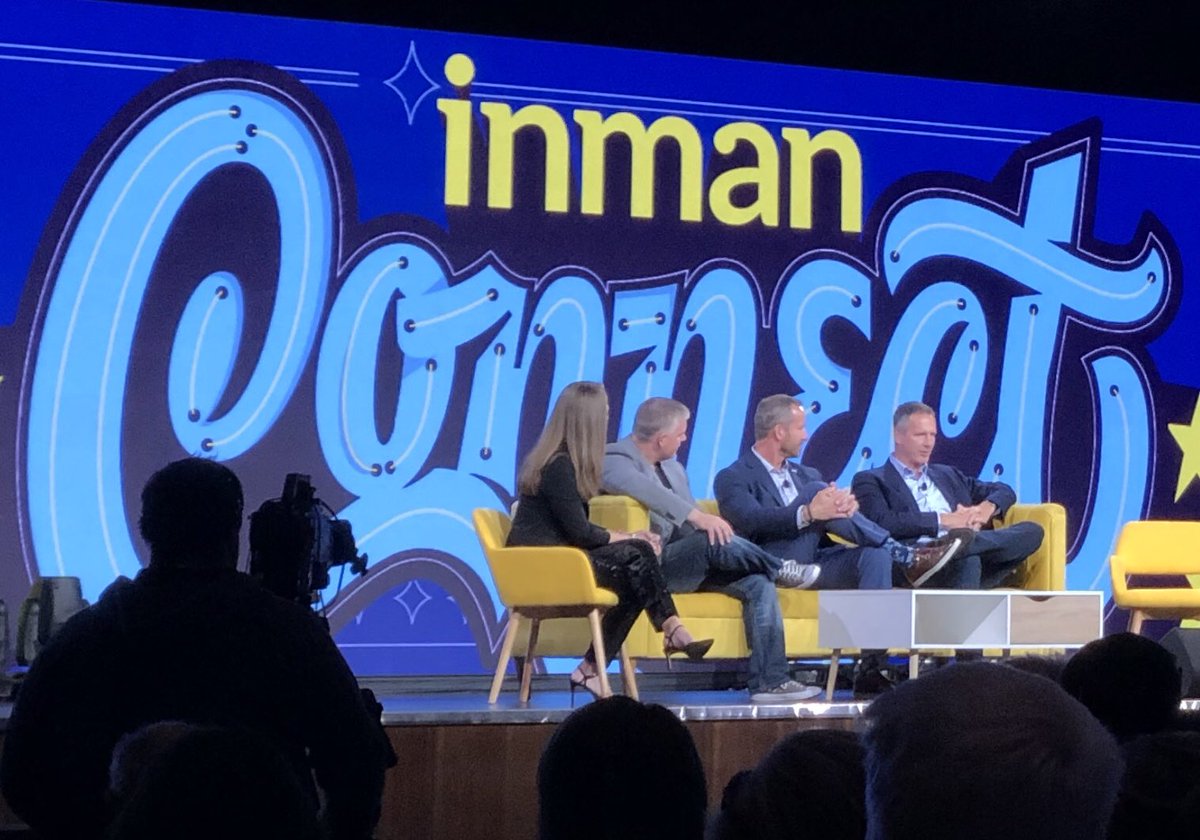 CynthiaNowak's tweet photo. Build vs. buy panel ended with real estate predictions for 2020. @ceoglenn: Blockchain and the idea of Facebook Libra to transfer property internationally. @exprealty #ICLV https://t.co/YYd0qPPl0k