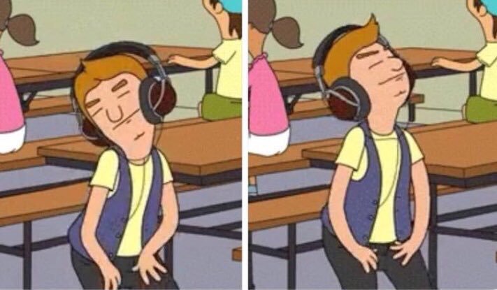 elcosodelapizza's tweet photo. Yo escuchando las mismas 5 canciones todos los días https://t.co/OjBjBsprmm