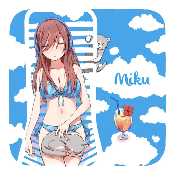 梅雨明け来た!?
#五等分の花嫁 #中野三玖 